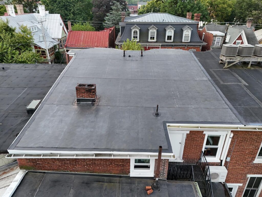 3‑Story EPDM Roof Replacement for CPARC in Downtown Carlisle, PA