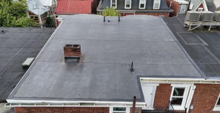 3‑Story EPDM Roof Replacement for CPARC in Downtown Carlisle, PA