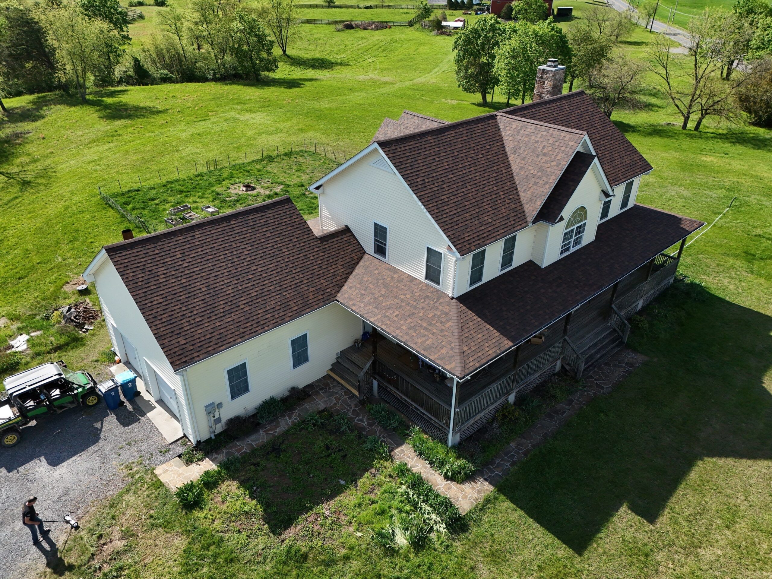 An Aging Roof with Wind Damage