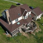 An Aging Roof with Wind Damage