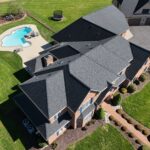 New Roof for 12,000 Square Foot Home Plus Skylights