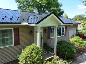 From Worn Asphalt Shingles to a Beautiful Black Metal Roof